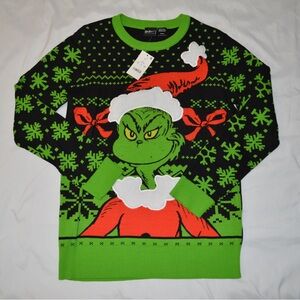 Men's Dr. Seuss The Grinch Sweater - Green/Black S